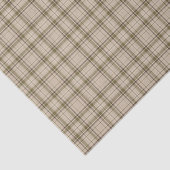 Tartan Pset Brown, Beige & Green No. 59 Tissuepapier (Detail)