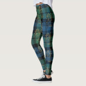 Tartan Pset Campbell Merry en Bright Kerstmis Leggings (Links)