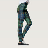 Tartan Pset Campbell Merry en Bright Kerstmis Leggings (Rechts)