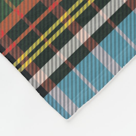 Tartan Pset Clan Anderson Family Lake House Fleece Deken (Hoek)