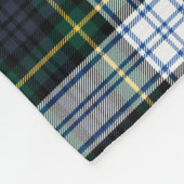 Tartan Pset Clan Gordon Lake House Fleece Deken (Hoek)