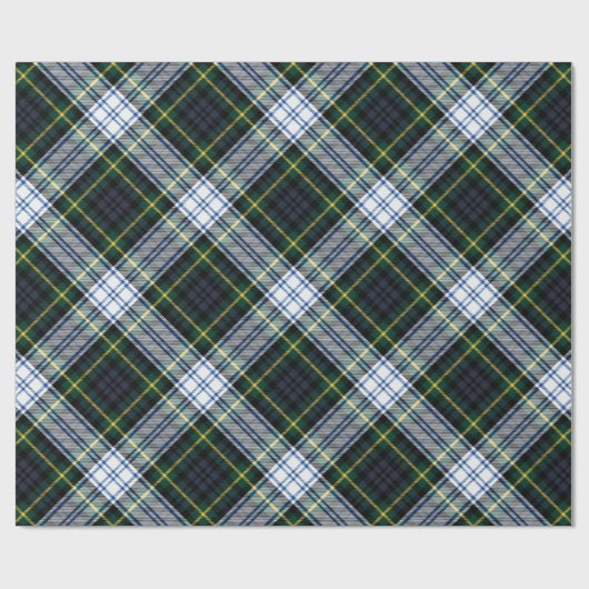 Tartan Pset Clan Gordon Scottish Pattern Cadeaupapier (Vlak)