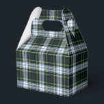 Tartan Pset Clan Gordon White Green Party Bedankdoosjes<br><div class="desc">Vul uw cadeaubehoeften in met deze schattige gelaatspreuk Gordon tartan patroon Favor box voor elke speciale gelegenheid,  zoals verjaardagen,  verjaardagen,  feestdagen</div>