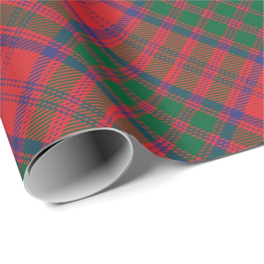 Tartan Pset Clan Grant Scottish Pattern Cadeaupapier (Rol Hoek)