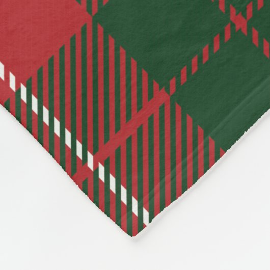 Tartan Pset Clan MacKinnon Family Lake House Fleece Deken (Hoek)