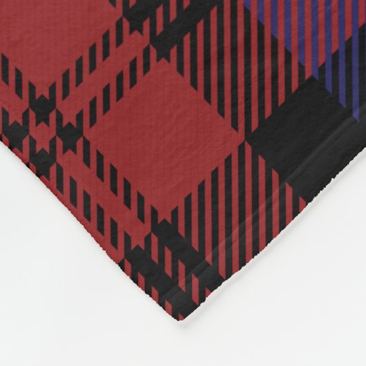 Tartan Pset Clan MacLachlan Familie Lake House Fleece Deken (Hoek)