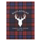 Tartan Pset Clan MacLachlan Familie Lake House Tafelkleed (Voorkant)
