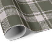 Tartan Pset Farmhouse Forest Green Cadeaupapier (Rol Hoek)