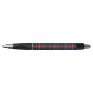 Tartan Pset Green Red Pattern Pen