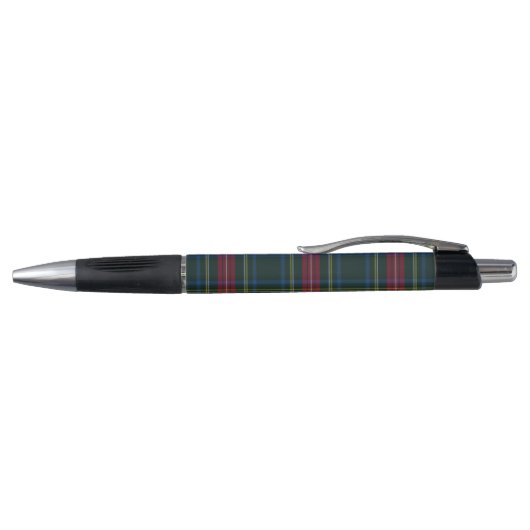 Tartan Pset Green Red Pattern Pen (Bovenkant)