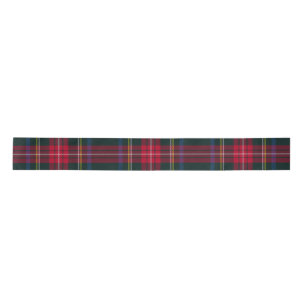 Tartan Pset Green Red Satijnen Lint