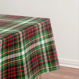 Tartan Pset, Kerstmis, Groen Rood Wit Tafelkleed