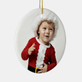 Tartan Pset-kerstversiering met jaar Keramisch Ornament (Rechts)