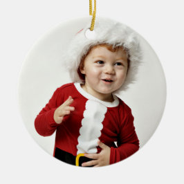 Tartan Pset-kerstversiering met jaar Keramisch Ornament