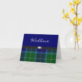 Tartan Pset Note card Kaart (Gele Bloem)