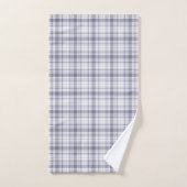 Tartan Pset Paars & White No. 61 Bad Handdoek (Handdoek)