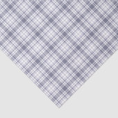 Tartan Pset Paars & White No. 61 Tissuepapier (Detail)