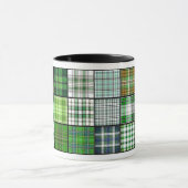 Tartan Pset Patchwork Mok (Midden)