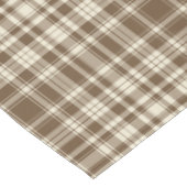 Tartan Pset Pattern Brown & Beige No. 70 Tafelkleed (Gekanteld)