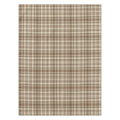 Tartan Pset Pattern Brown & Beige No. 70 Tafelkleed (Voorkant)