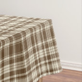 Tartan Pset Pattern Brown & Beige No. 70 Tafelkleed (Voorbeeld)