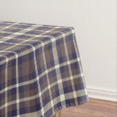 Tartan Pset Pattern Brown, Blue & Beige No. 69 Tafelkleed (Voorbeeld)