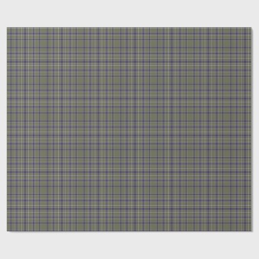 Tartan Pset Pattern Green, Blue & Beige No. 71 Cadeaupapier (Vlak)