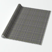 Tartan Pset Pattern Green, Blue & Beige No. 71 Cadeaupapier (Uitgerold)