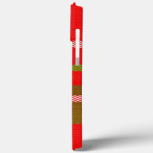 Tartan Pset Pattern personaliseren "Merry Kerstmis Case-Mate iPhone Case (Achterkant / Links)