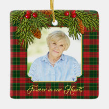 Tartan Pset Pine Boughs Memorial
