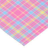 Tartan Pset Pink, Blue, Paars, Yellow No. 53 Tafelkleed (Gekanteld)