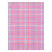 Tartan Pset Pink, Blue, Paars, Yellow No. 53 Tafelkleed (Voorkant)