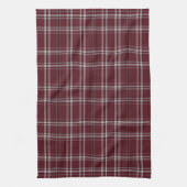 Tartan Pset Red, Black & White No. 51 Theedoek (Verticaal)