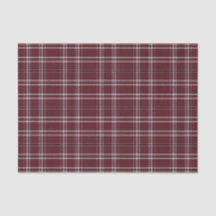 Tartan Pset Red, Black & White No. 51