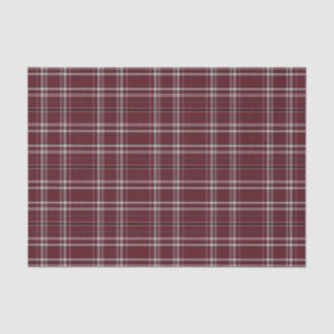 Tartan Pset Red, Black & White No. 51 Tissuepapier