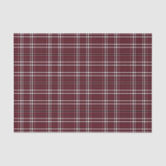 Tartan Pset Red, Black & White No. 51 Tissuepapier (Voorkant)