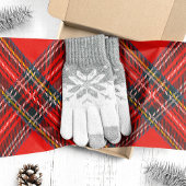 Tartan Pset Red Kerstmis Tissuepapier