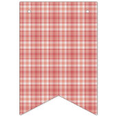 Tartan Pset Red, Oranje & White No. 64 Vlaggetjes (Eerste vlag)