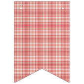 Tartan Pset Red, Oranje & White No. 64 Vlaggetjes (Derde vlag)