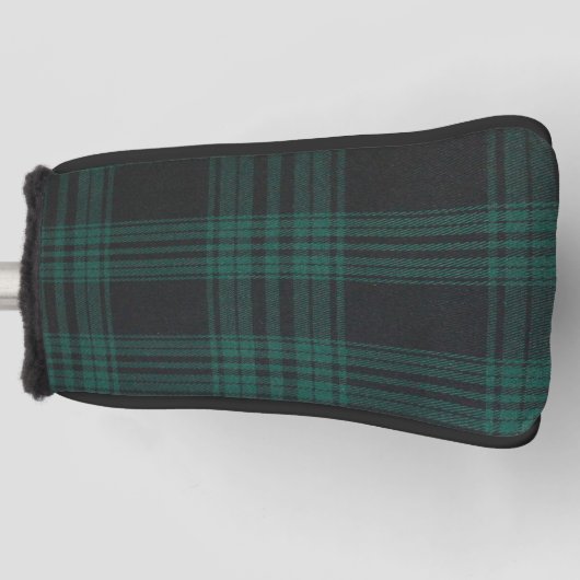 Tartan Putter Hoesje Golfheadcover (Voorkant)