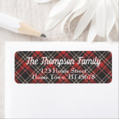 Tartan Retouradres Etiket (Insitu)