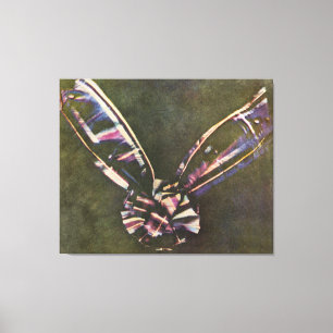 Tartan Ribbon, eerste bekende kleurenfoto Canvas Afdruk