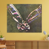 Tartan Ribbon, eerste bekende kleurenfoto Canvas Afdruk (Insitu (Woonkamer))
