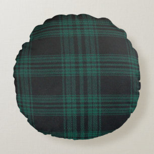Tartan Ronde Sierkussen (16 inch) Rond Kussen