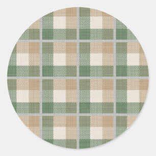 Tartan Ronde Sticker