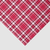 Tartan - Rood Wit Zwart Tissuepapier (Detail)