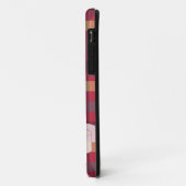 Tartan roodgele iPhone Case (Achterkant/links)