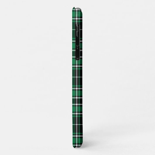 Tartan - Roos met zwarte en groene telefoontas Case-Mate iPhone Case (Achterkant/links)
