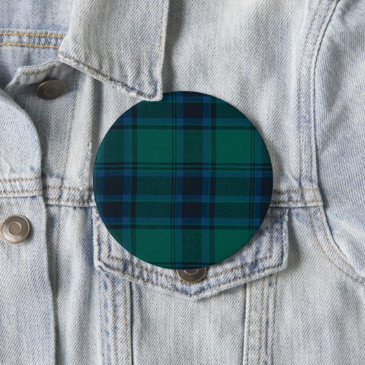 Tartan Round Button (In situ)