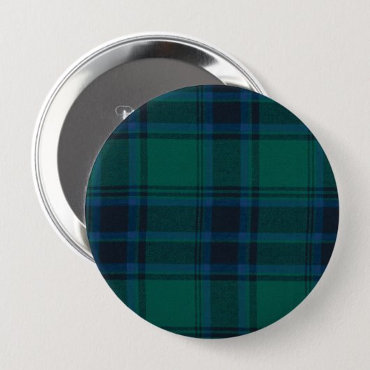 Tartan Round Button (Voorkant /achterkant)